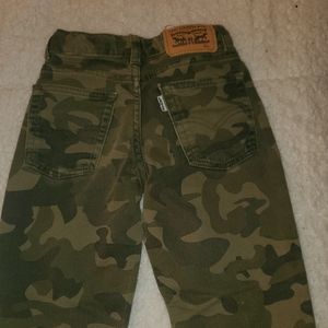 Levi's camouflage jeans, boys